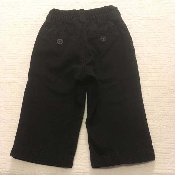 9-12m (4/$20) Black Cotton Casual Pants by 1989 Place - Picture 5 of 6